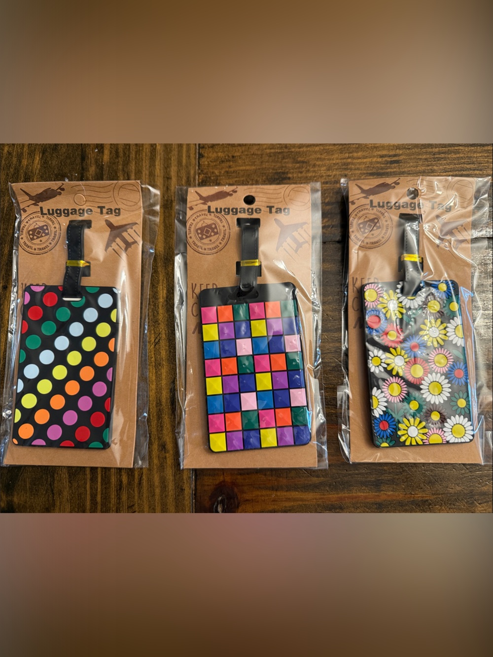 Durable Multicolor Travel Luggage Tags: Variety Available